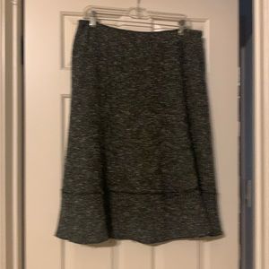 Cynthia Steffe black and cream tweed skirt